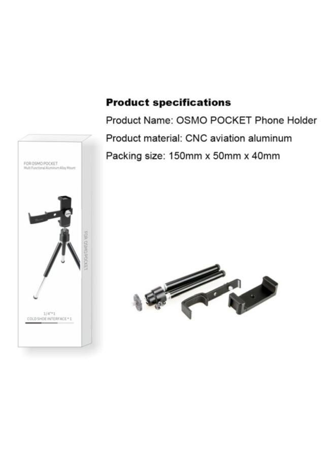 Voberry Multifunction Tripod Mount Stand Phone Holder For DJI Osmo Pocket Handheld Cam - Image 4