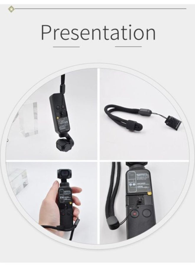 Voberry - STARTRC Handheld Hang Buckle For DJI OSMO Pocket Gimbal Camera Accessories Black - Image 1