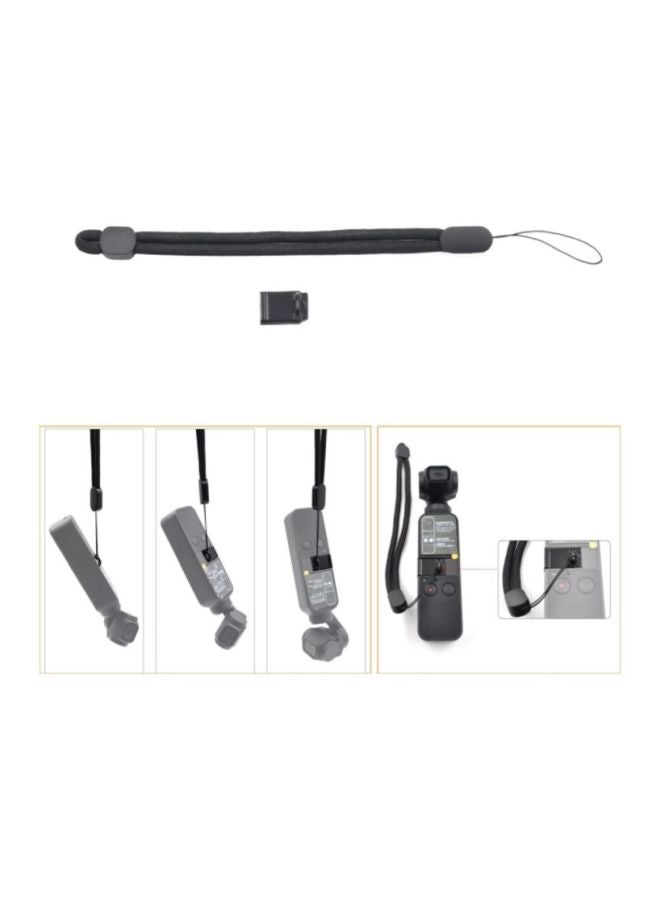 Voberry - STARTRC Handheld Hang Buckle For DJI OSMO Pocket Gimbal Camera Accessories Black - Image 1