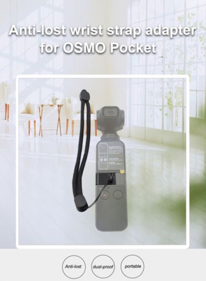 Voberry - STARTRC Handheld Hang Buckle For DJI OSMO Pocket Gimbal Camera Accessories Black - Image 1