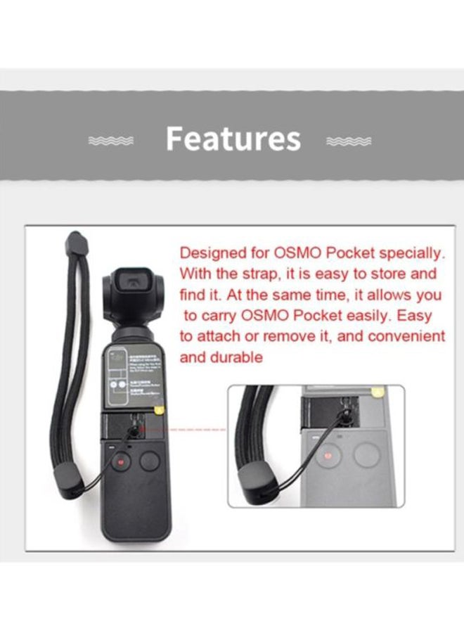 Voberry - STARTRC Handheld Hang Buckle For DJI OSMO Pocket Gimbal Camera Accessories Black - Image 1