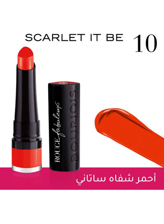 Rouge Fabuleux Lipstick 10 Scarlet it be