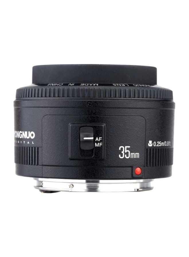 YONGNUO 35mm f1 AF/MF Auto Focus Lens 8.3cm Black  - Image 1