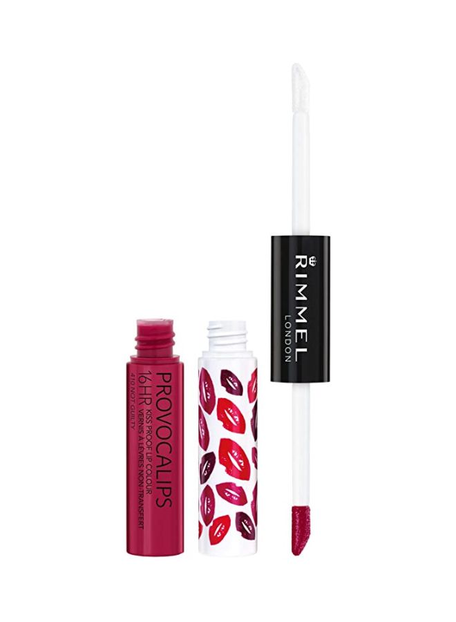 RIMMEL LONDON - Provocalips 16HR Kissproof Lip Colour – 410 –Not Guilty - Image 1