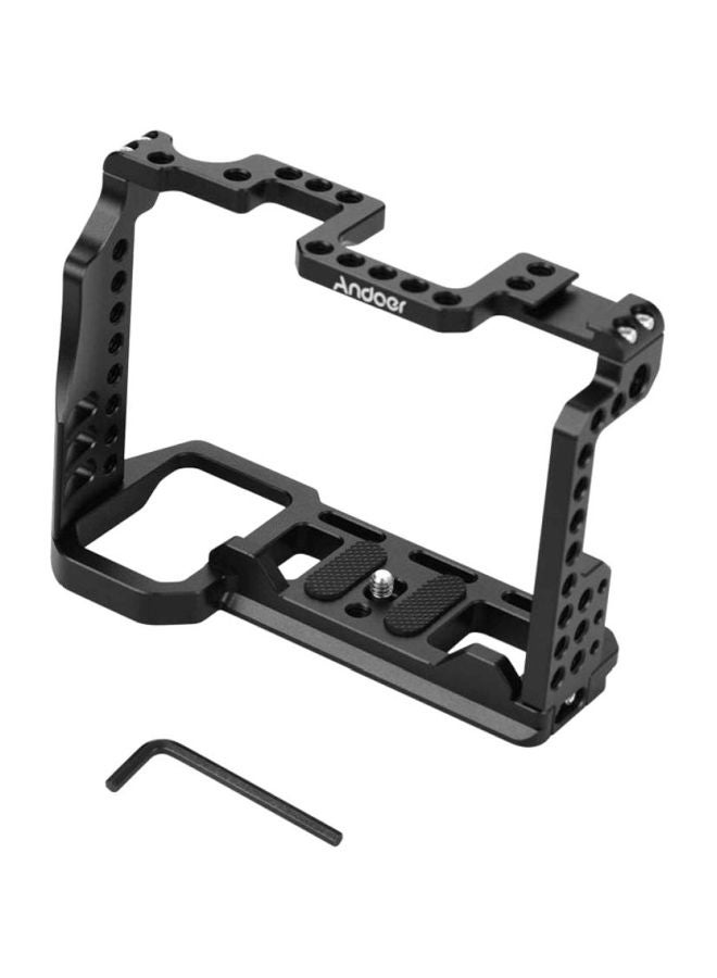 ANDOER Protective Video Camera Cage For Sony A7R4/A7R IV Black  - Image 4