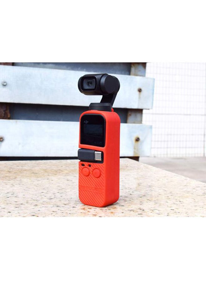 Ozone Protective Silicone Case For Osmo Pocket Gimbal Camera Red - Image 5