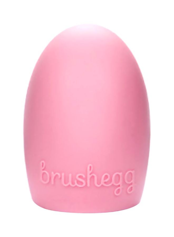 Voberry Cleaning Glove Makeup Washing Brush Scrubber Board Pink - Image 1