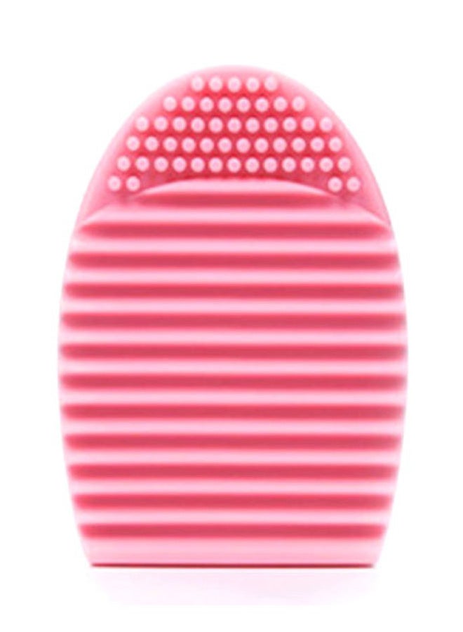 Voberry Cleaning Glove Makeup Washing Brush Scrubber Board Pink - Image 3