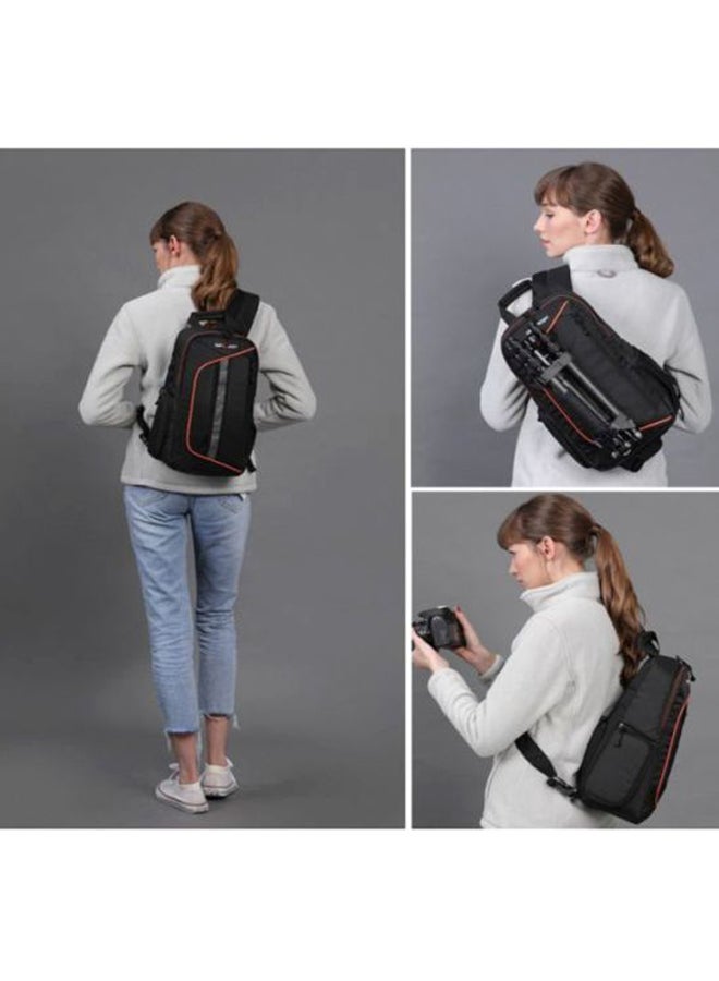 كيه آند إف كونسبت حقيبة كتف تمر عبر الجسم لحماية الكاميرا مع مجموعة لتنظيف العدسة أسود - Image 5