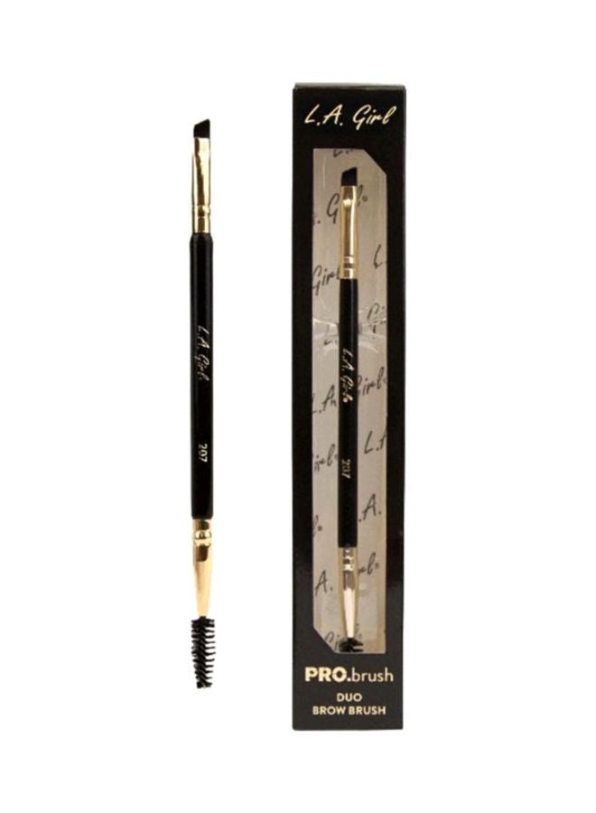 LA Girl Pro.Brush Duo Brow Brush Black/Gold - Image 2