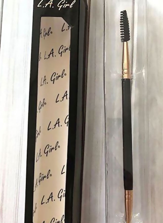 LA Girl Pro.Brush Duo Brow Brush Black/Gold - Image 3