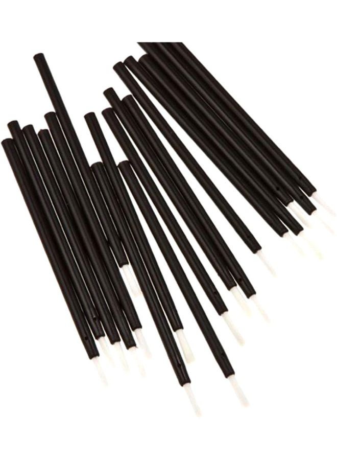 Voberry 50 Piece Disposable Eyelash Mascara Brushes Black/White - Image 2