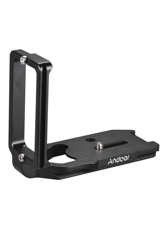 ANDOER L-Shape Quick Release Plate Camera Bracket Black  - Image 2