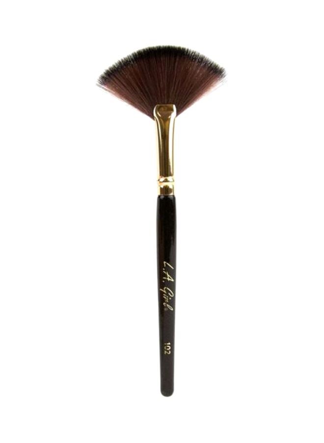 Generic Pro Fan Brush Black/Gold  - Image 1