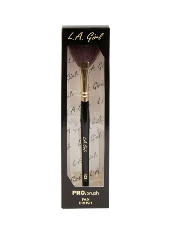 Generic Pro Fan Brush Black/Gold  - Image 2