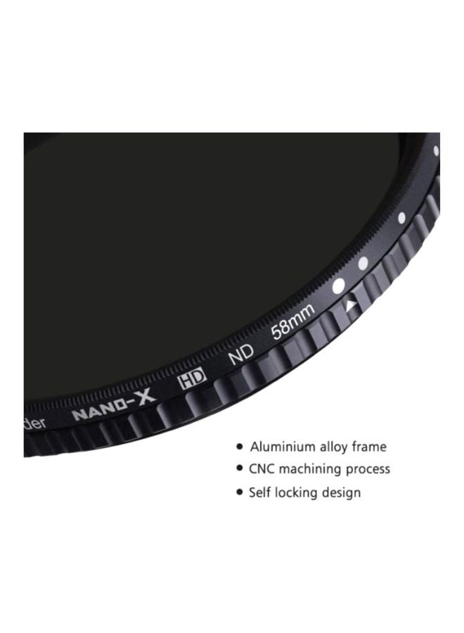 K&F Concept - Ultra-thin Adjustable Variable ND Filter For Canon/Sony/Nikon Camera 5.8cm Green - Image 1