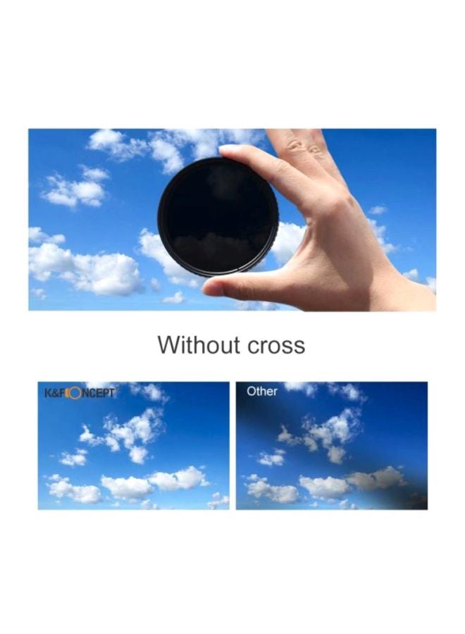 K&F Concept - Ultra-thin Adjustable Variable ND Filter For Canon/Sony/Nikon Camera 5.8cm Green - Image 1