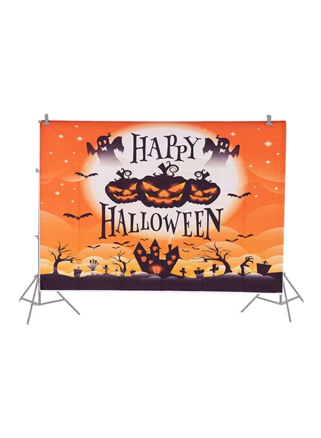 ANDOER Foldable Photography Background Backdrop For Portrait Family Party Orange/Black - Image 2