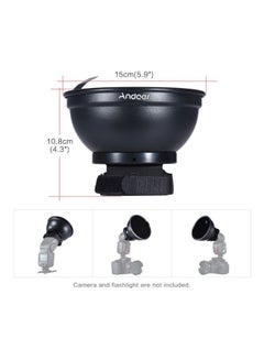 ANDOER Photography Flash Diffuser 15cm Black  - Image 5