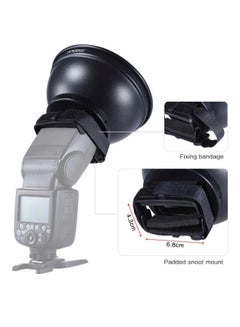 Photography Flash Diffuser 15cm Black - v1616607590/N36239955A_6