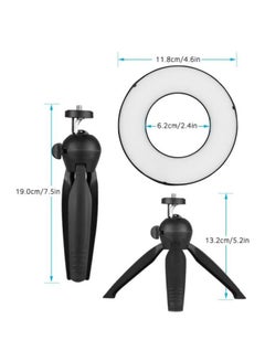docooler LED Photography Ring Light With Tripod Stand Set Black/White/Red  - Image 2