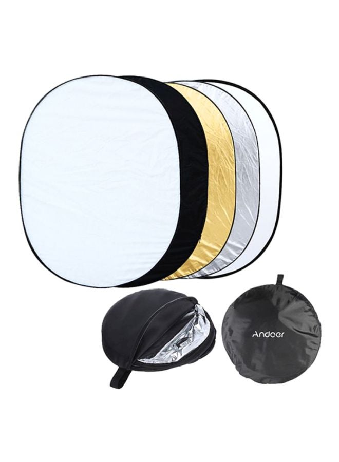 ANDOER - 5-In-1 Multi-Disc Portable Photography Studio Video Light Reflector Multicolour - Image 1