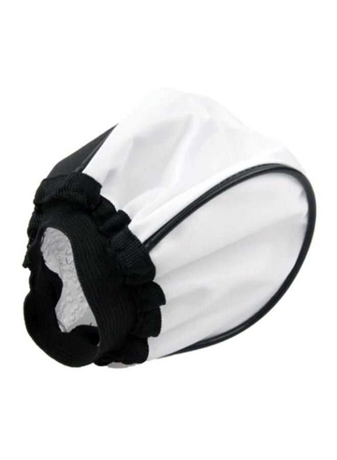 ANDOER Flash Bounce Diffuser Softbox 9x6cm Black/White  - Image 3