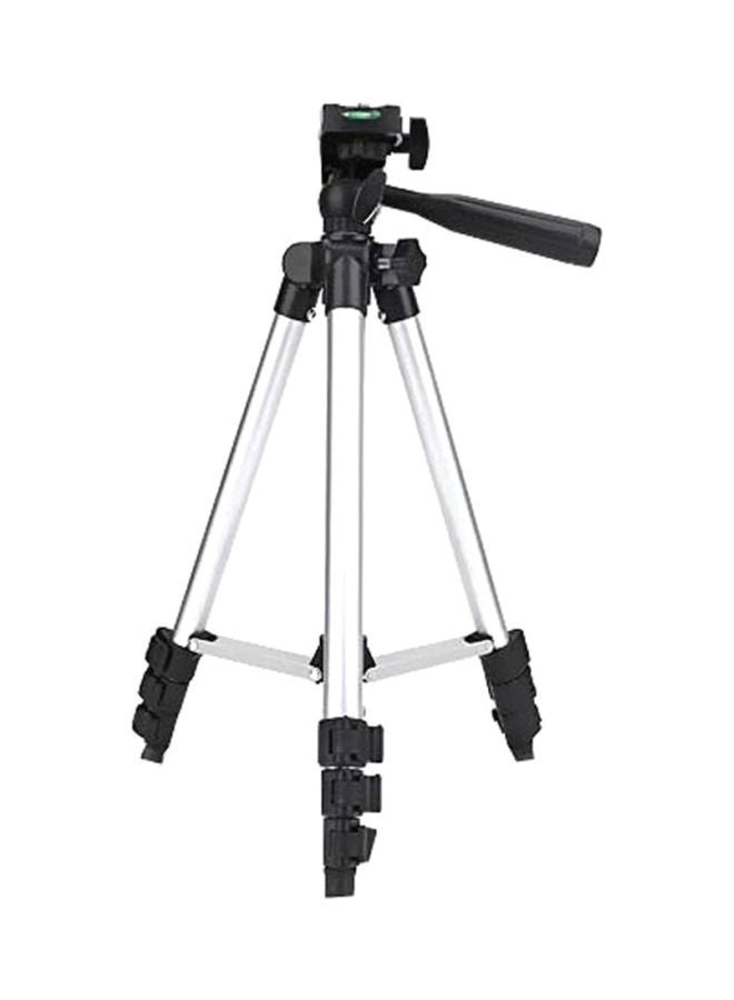 MARGOUN - Universal Portable Mobile And Camera Tripod Stand Silver/Black - Image 1