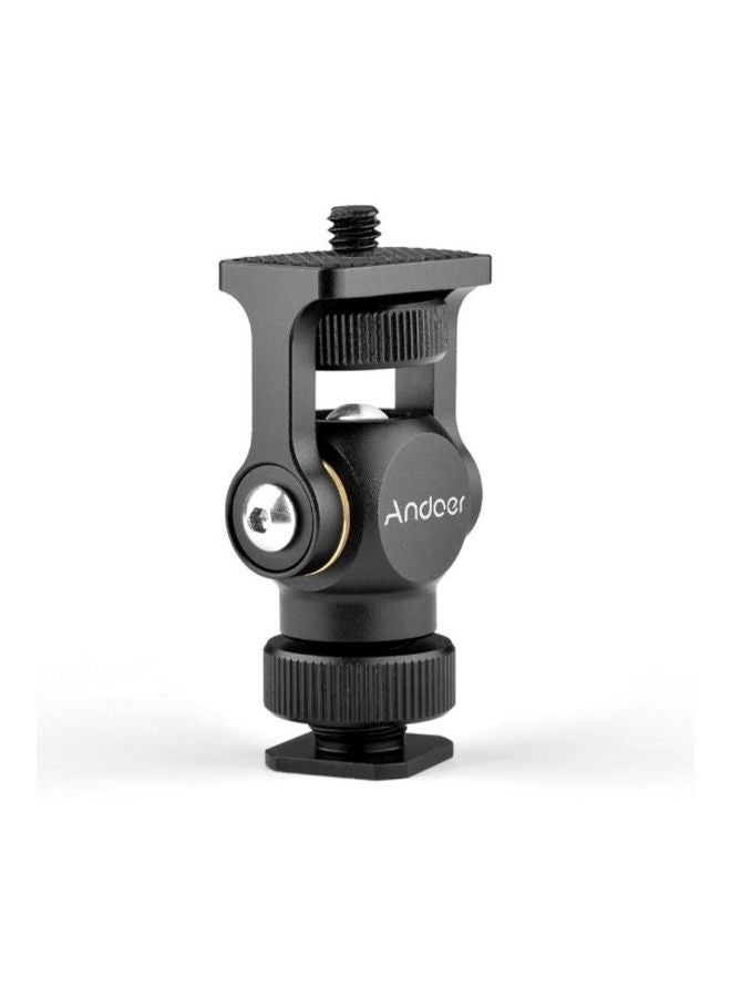 ANDOER Mini LED Video Monitor Mount Bracket Holder For DSLR Camera Black - Image 2