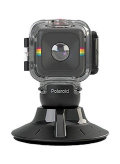 Polaroid Waterproof Case With Suction Mount For Cube Lifestyle Action Camera Black/Clear  - Image 2