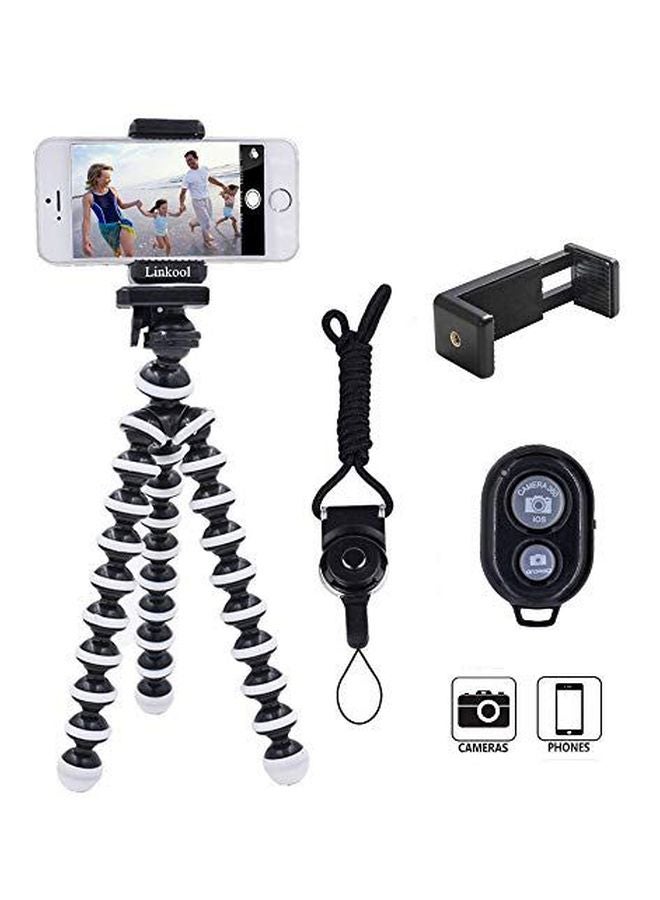 Flexible Tripod With iPhone and Smartphone Holder Black - v1616607619/N22437665A_3