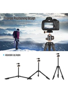 Q160SA Camera Complete Tripods With Panoramic Ballhead Bubble Level Adjustable Height Black/Gold - v1616607620/N41530863A_3