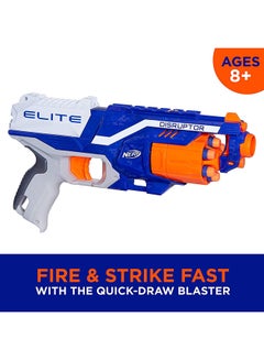 Lightweight N-Strike Elite Disruptor Unique Detail Design Soft Bullet Foam Dart Toy Gun ‎7.11x31.8x22.4cm - v1616647905/N12372678A_3