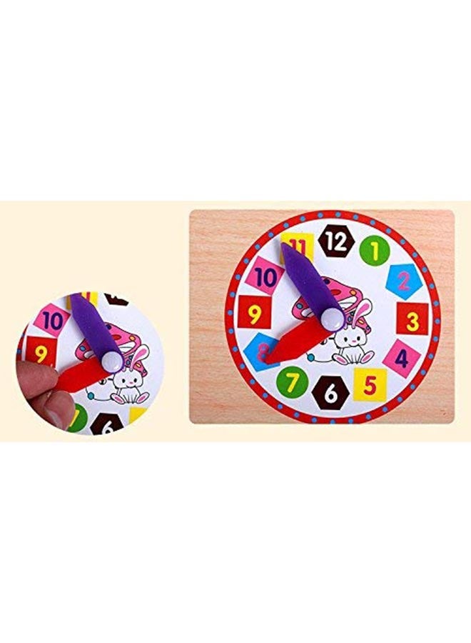 Generic - 70 Pieces Mathematics Learning Toy Box Double Sided Board With 3 Color Chalks And Duster - Image 1