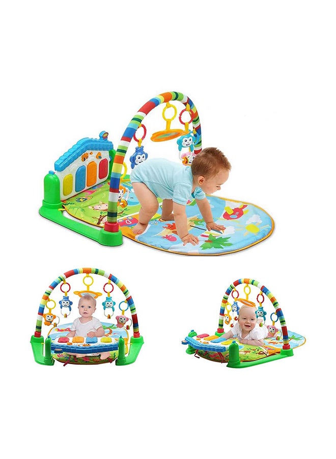 HUANGER - 3-In-1 Educational Playful Carpet Gym With Toys Assorted Made Of Non Toxic Materials 84x64x44cm - Image 1