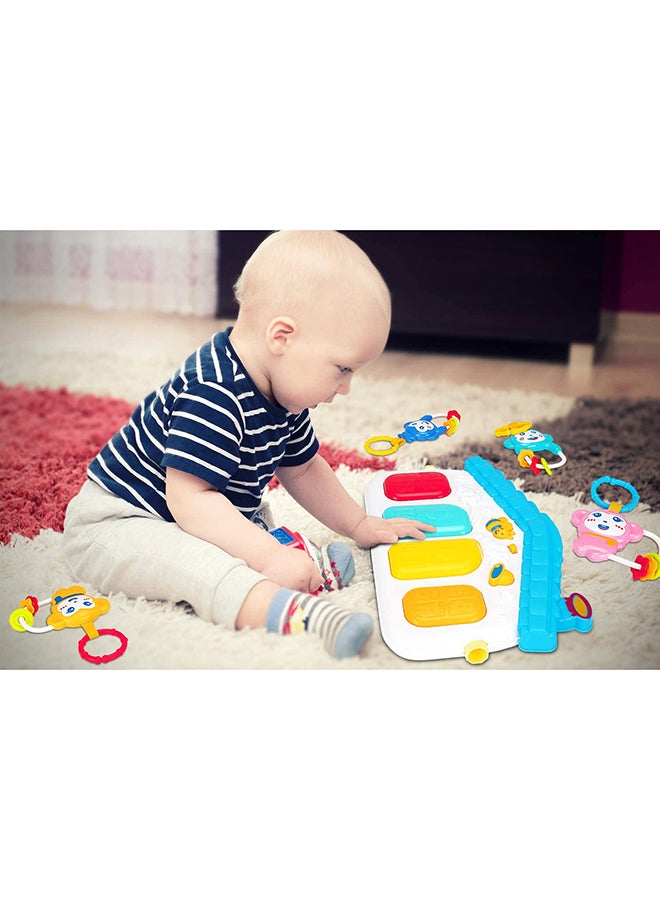 HUANGER - 3-In-1 Educational Playful Carpet Gym With Toys Assorted Made Of Non Toxic Materials 84x64x44cm - Image 1