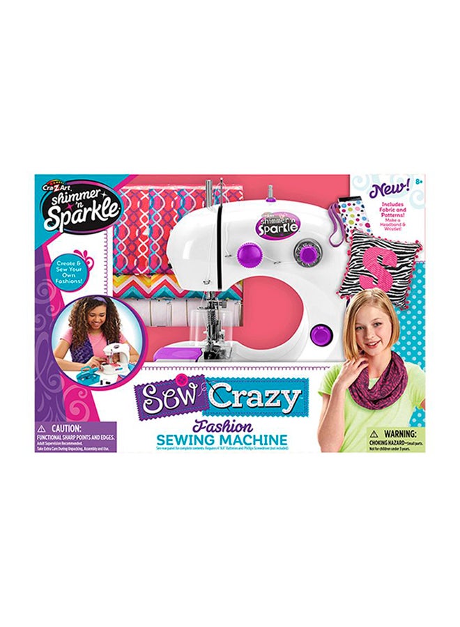 Cra-Z-Art - Sew Colorful Crazy Sewing Machine 16 x 12 x 4inch - Image 1