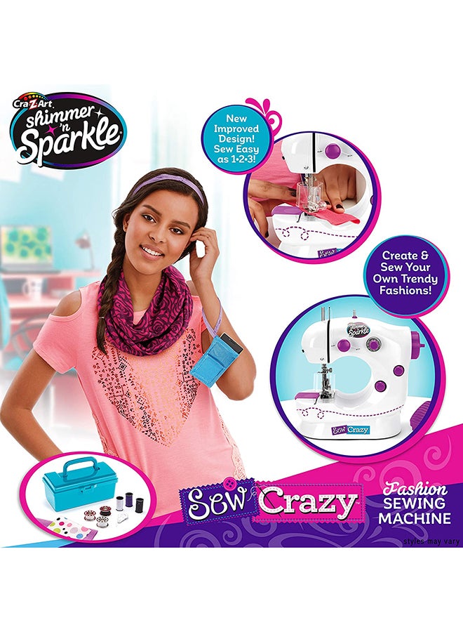 Cra-Z-Art - Sew Colorful Crazy Sewing Machine 16 x 12 x 4inch - Image 1