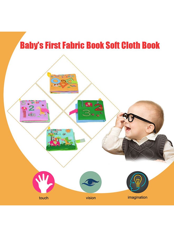 Coolplay - 4-Piece Cloth Book Set Eco Friendly Material Special Size Designed For Kids - Image 1