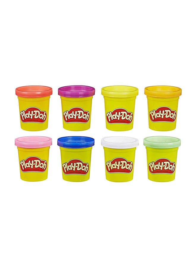 Play-Doh Pack Of 8 Cheerful Rainbow Assortment Of Compound Colours Dough Set For Kids 2.25 x 8.5 x 6.38inch  - Image 2