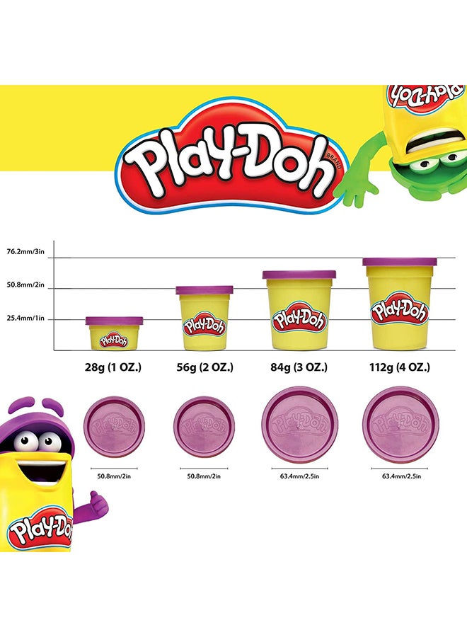 Play-Doh Pack Of 8 Cheerful Rainbow Assortment Of Compound Colours Dough Set For Kids 2.25 x 8.5 x 6.38inch  - Image 3