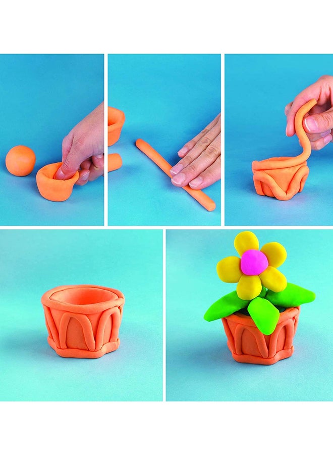 Play-Doh Pack Of 8 Cheerful Rainbow Assortment Of Compound Colours Dough Set For Kids 2.25 x 8.5 x 6.38inch  - Image 4