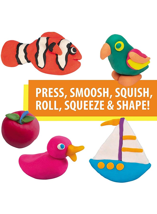 Play-Doh Pack Of 8 Cheerful Rainbow Assortment Of Compound Colours Dough Set For Kids 2.25 x 8.5 x 6.38inch  - Image 5