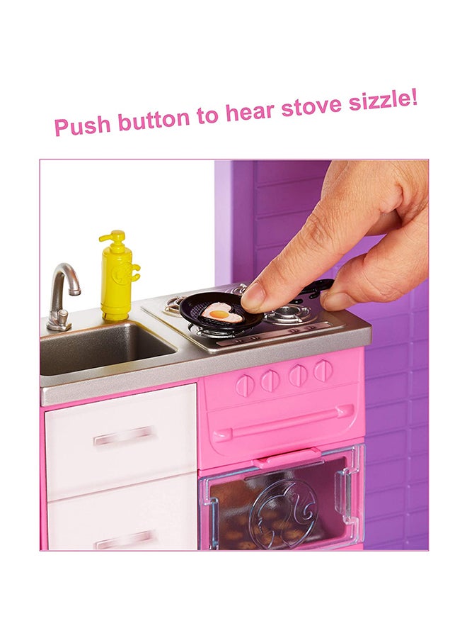 Barbie 70-Piece Fully Furnished Dreamhouse Playset With Pool Slide And Elevator Set ‎76x22x76cm - Image 3