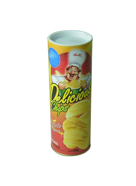 Classic Prank Potato Chip Snake Toy Gift Realistic Can Durable Sturdy 21.5x7.5cm