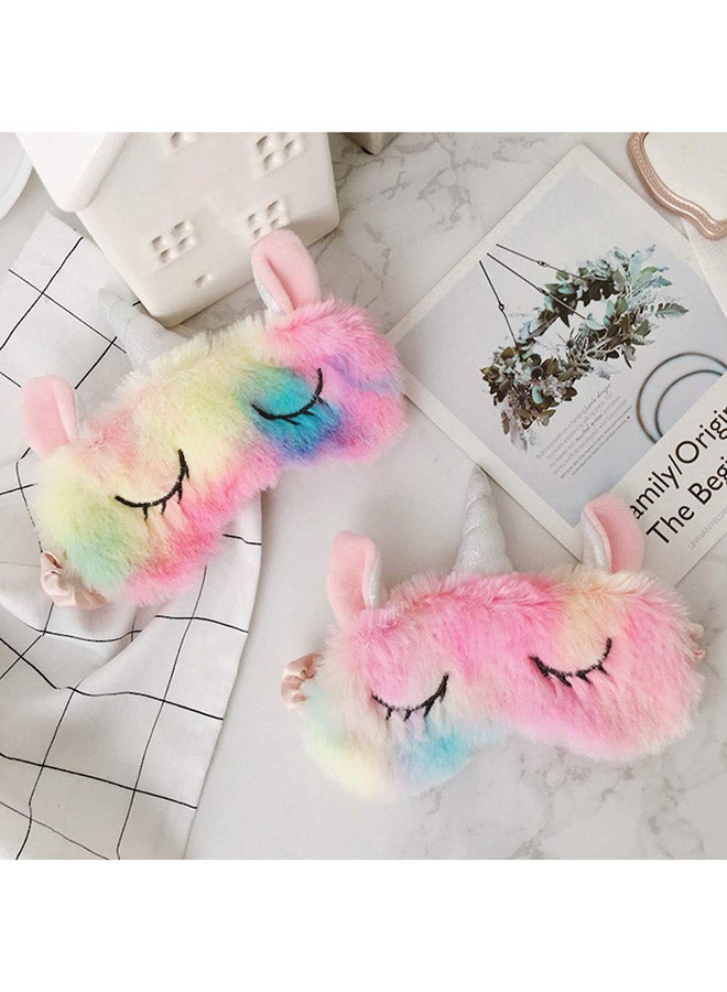 LYDBAOBO 2-Piece Kawaii Unicorn Sleeping Eye Mask  - Image 4