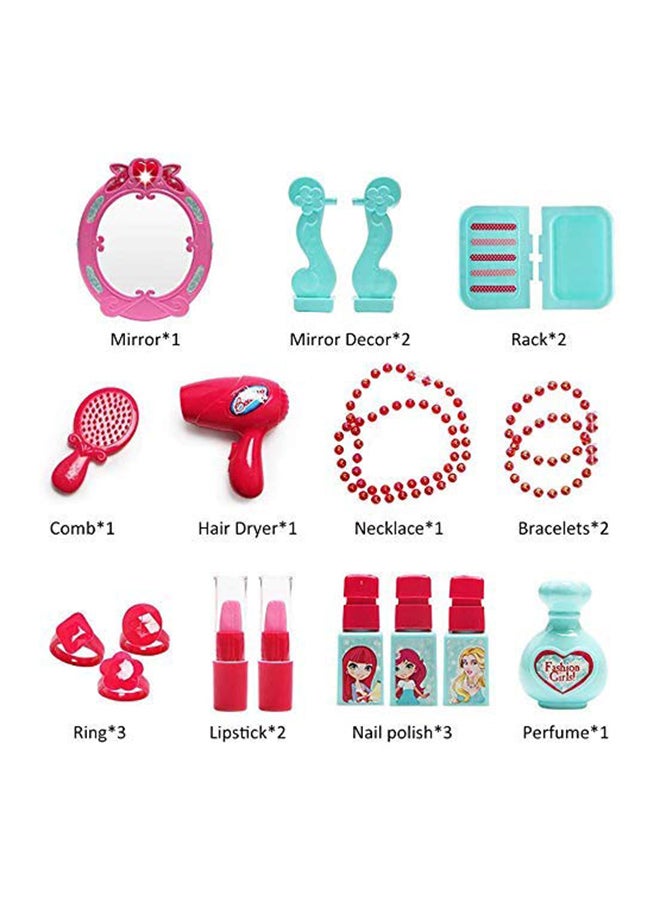 XC - Portable Pretend Glamorous Vanity Make Up Beauty Play Set With Light And Sound cm - Image 1