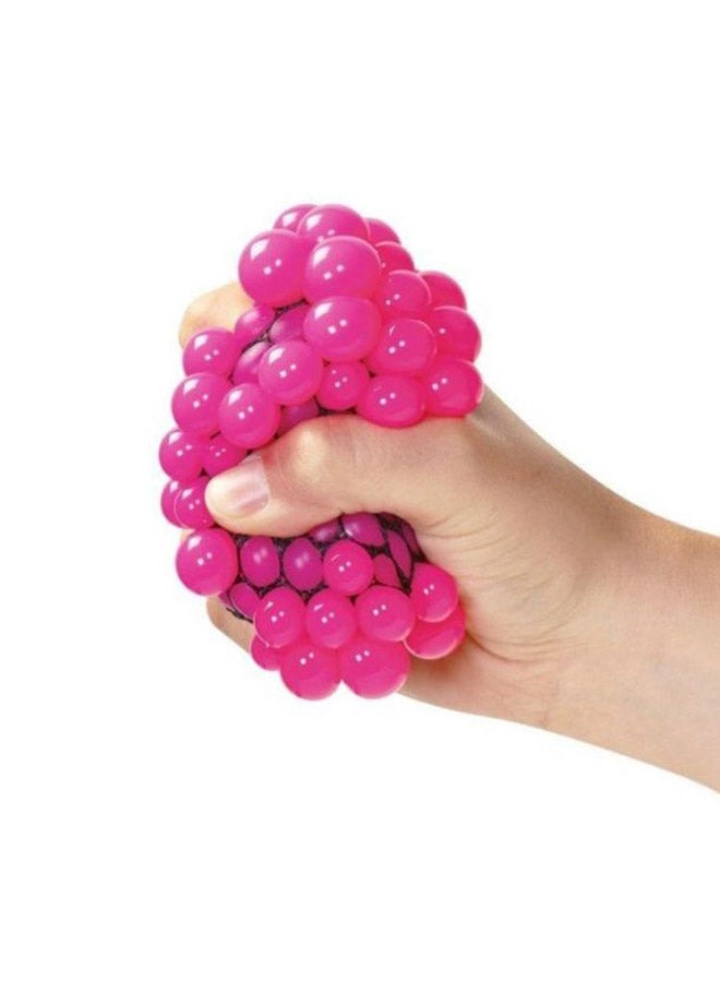 Generic - Non- Toxic Silicone Squishy Mesh Stress Relief And Hand Muscle Therapy Bouncy Ball Toy 5x5x5cm - Image 1