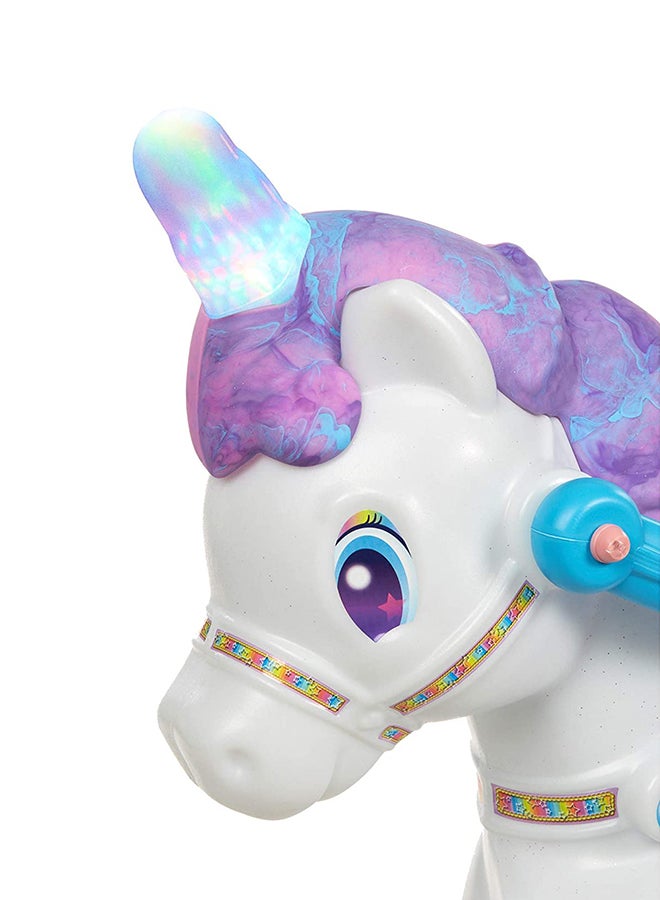 Unicorn Carriage Regular Ride-On Toy Foldable Durable Portable Premium Quality 18.63x32x19.5inch