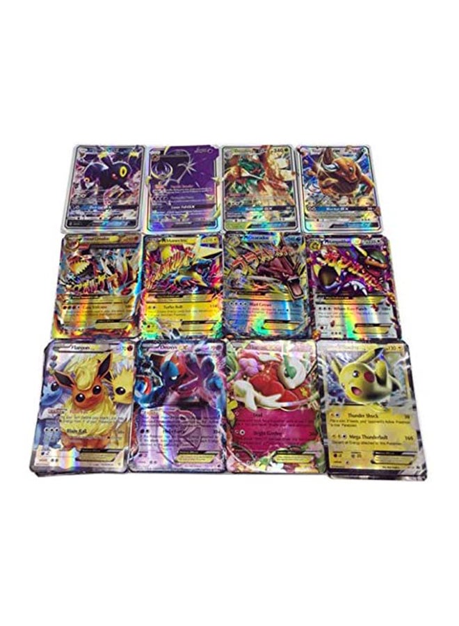 100-Piece EX GX Mega Trainer Energy Cards Game Playset - Assorted 5x5x12cm - v1616647966/N25606520A_3